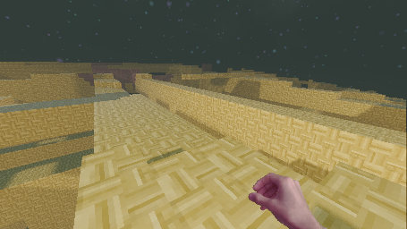 Latest in-game screenshot of the Moon biome