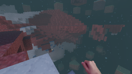 Latest in-game screenshot of the Moon biome