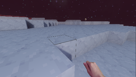 Latest in-game screenshot of the Moon biome