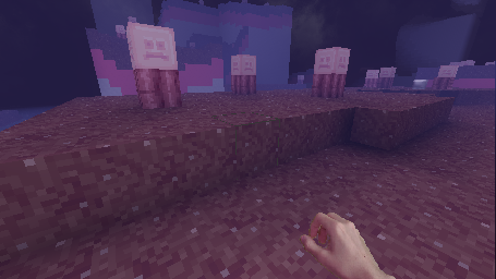 Latest in-game screenshot of the Cfudge biome