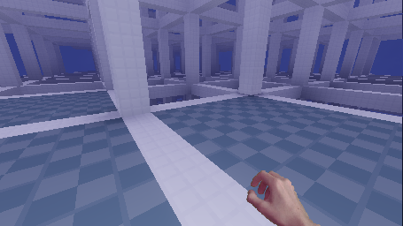 Latest in-game screenshot of the Digi Flower biome