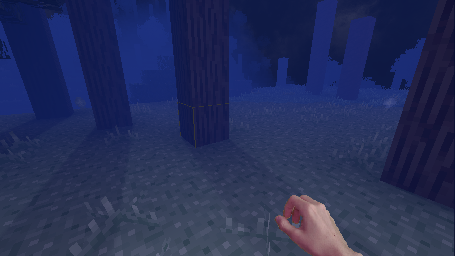 Latest in-game screenshot of the Disturbed Forest biome