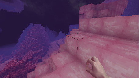 Latest in-game screenshot of the Flesh biome
